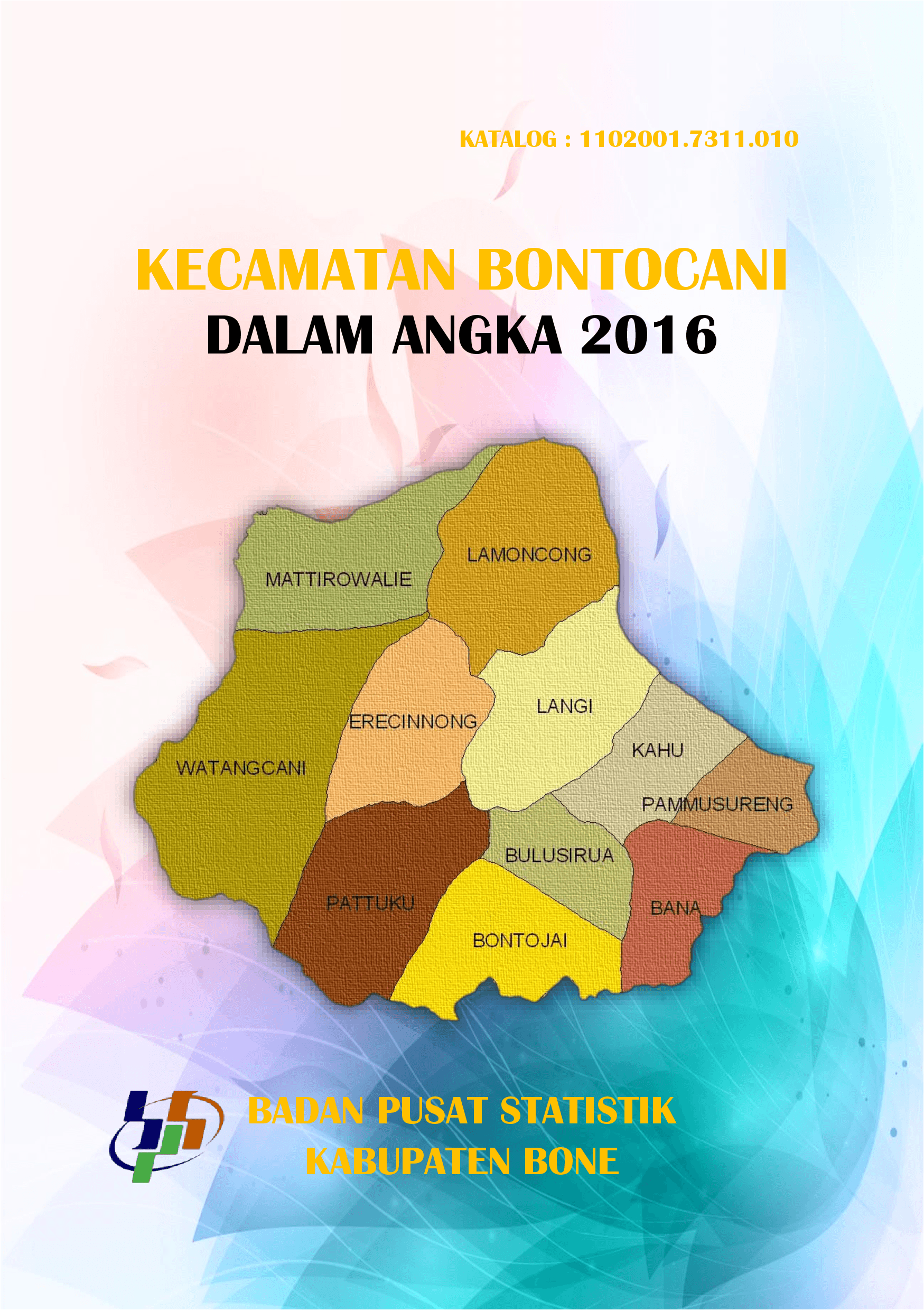 Bontocani Subdistricts in Figures 2016