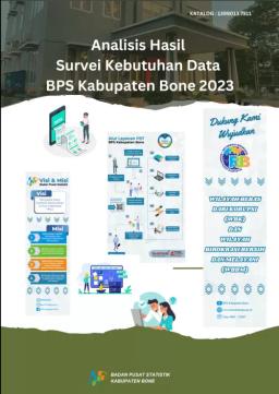 Analisis Hasil Survei Kebutuhan Data BPS Kabupaten Bone 2023