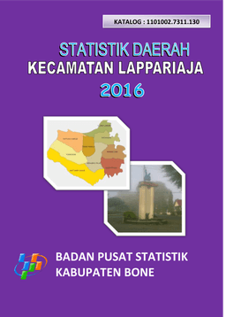 Statistik Daerah Lappariaja 2016