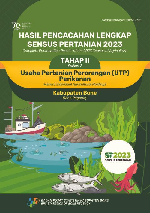 Hasil Pencacahan Lengkap Sensus Pertanian 2023 - Tahap II: Usaha Pertanian Perorangan (UTP) Perikanan Kabupaten Bone