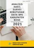 Analysis of Data Needs Survey for BPS-Statistics of Bone Regency 2021