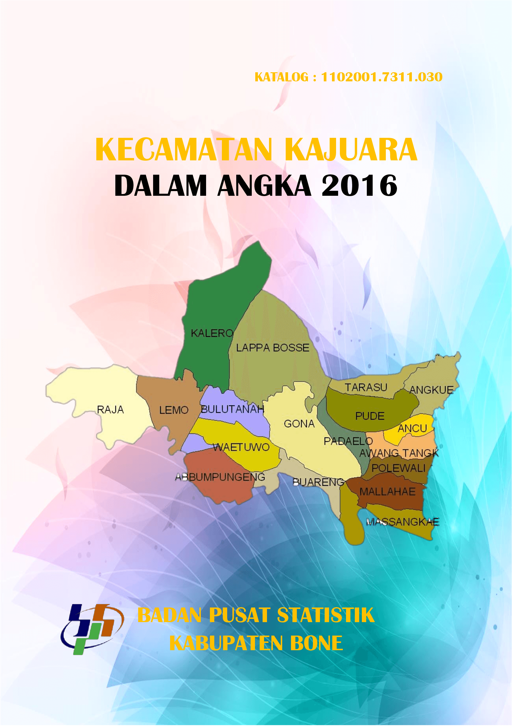 Kajuara Subdistricts in Figures 2016